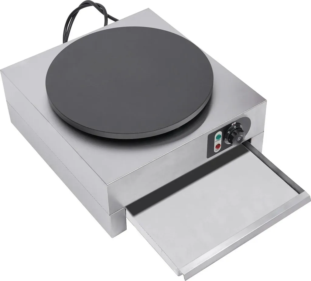 Plaque à crêpes électrique 3000W idéale pour repas de famille et goûters
