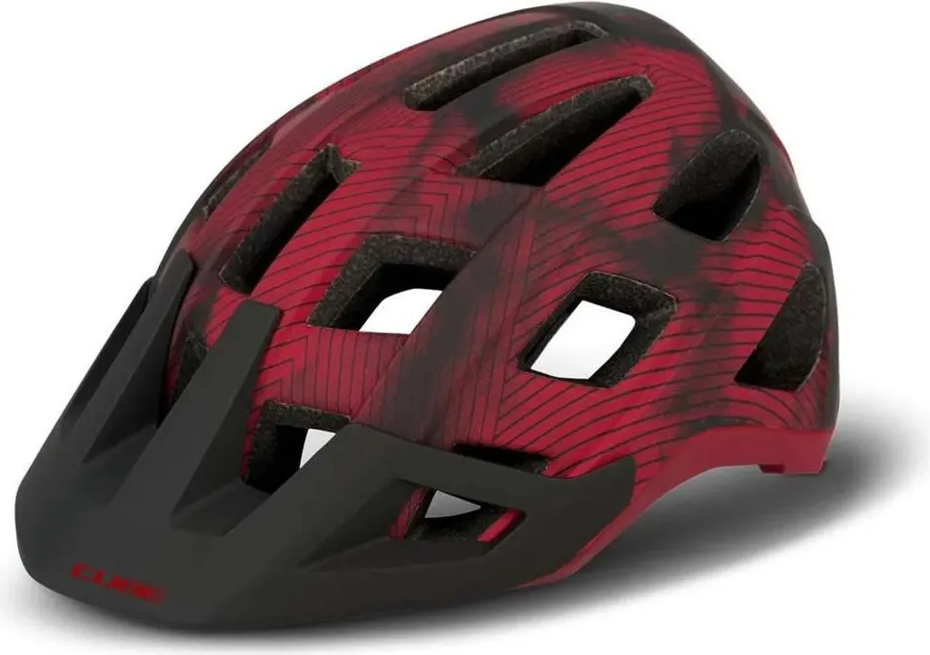 Casque de Vélo Tout-Terrain Cube Badger Rouge M pour Trail et All-Mountain