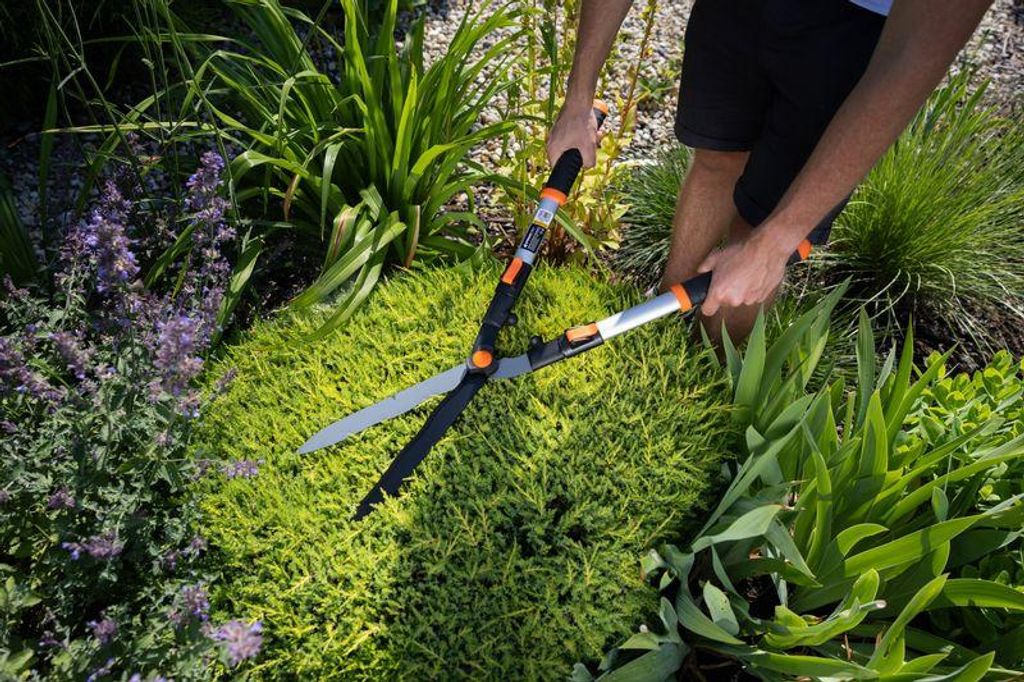Heckenschere Strend Pro KT3833A, Garten, für Hecke, Alu, Teleskop