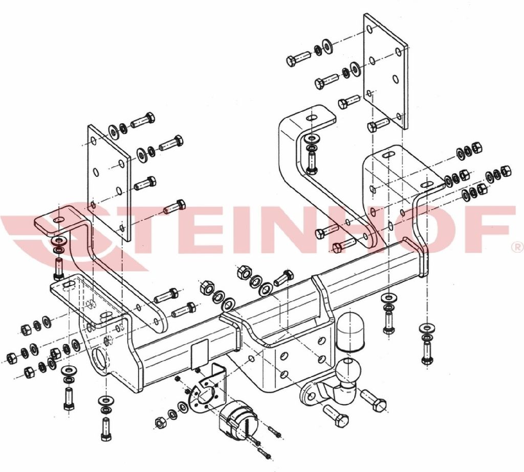 Z547439 Anhängerkupplung passend für OPEL Movano B 04/2010-2022 starr