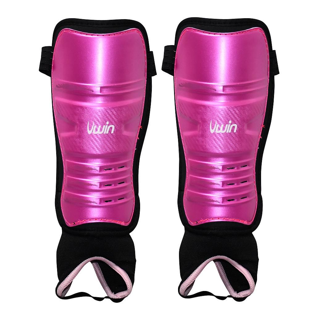 Uwin Hockey Schienbeinschoner - Schutz für Hockey - pink/purple/black XS
