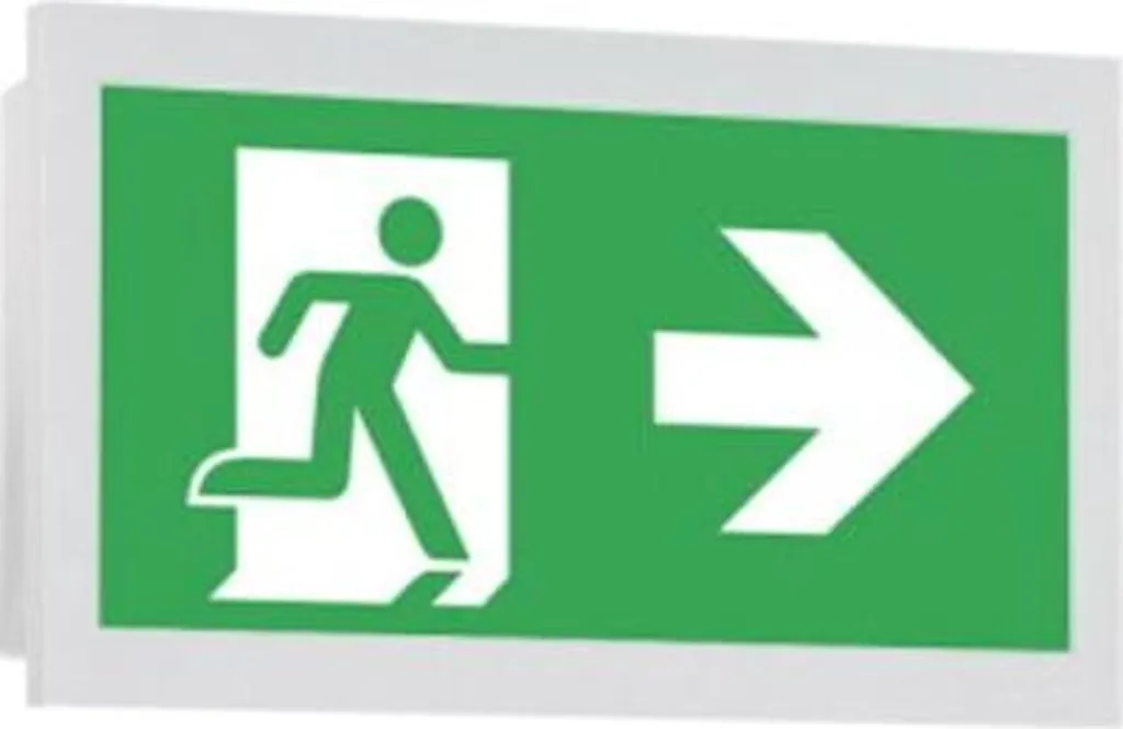 Support mural pour éclairage de secours Ceag GuideLed 10011CG-S Blanc
