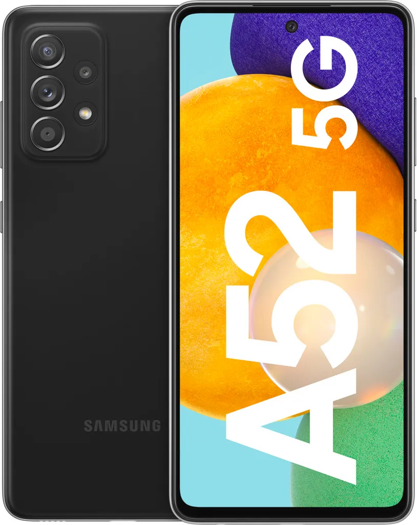 Samsung A526 Galaxy A52 5G 6GB RAM 128GB dual sim awesome schwarz