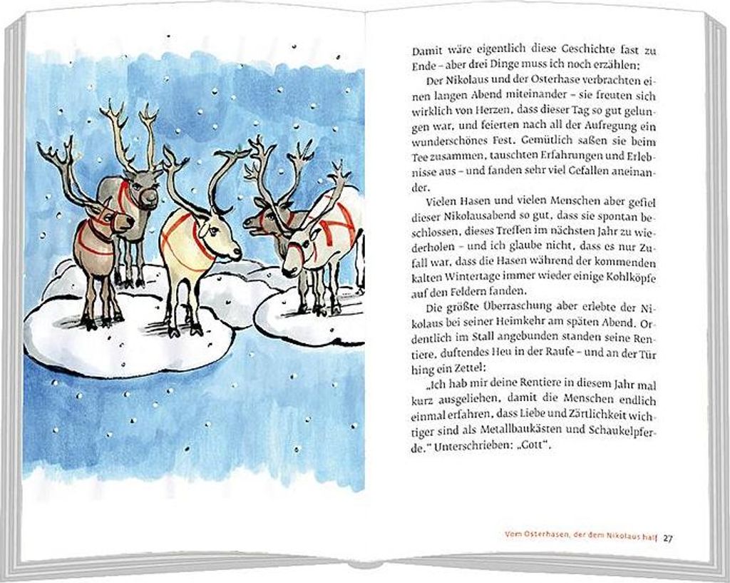 Vom Osterhasen, der dem Nikolaus half