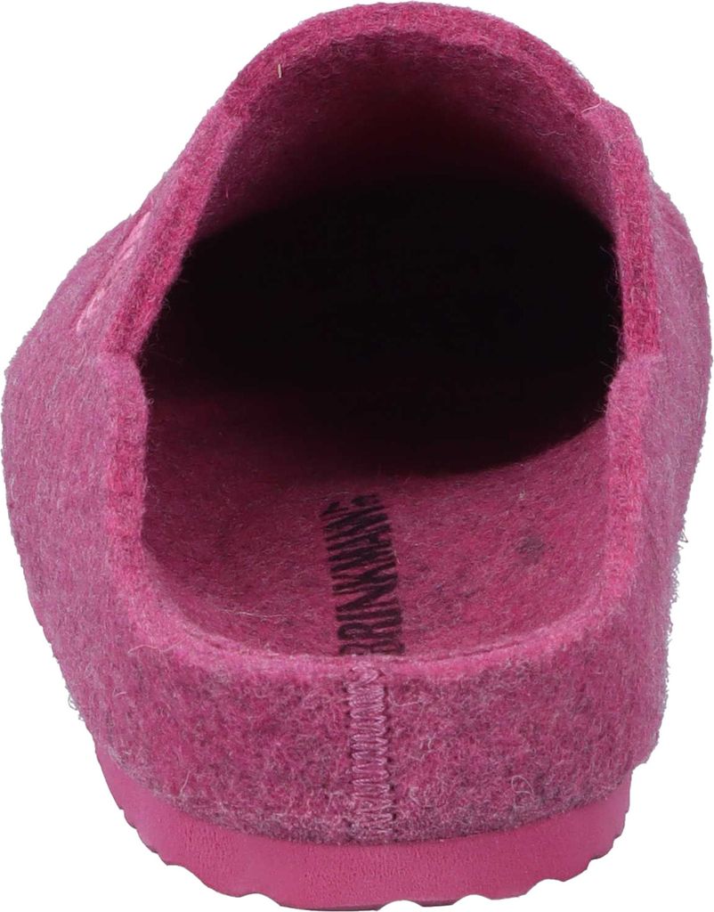 Dr. Brinkmann Damen Hausschuh Filz Pantoffel Wellenkante 320201, Größe:42 EU, Farbe:Pink