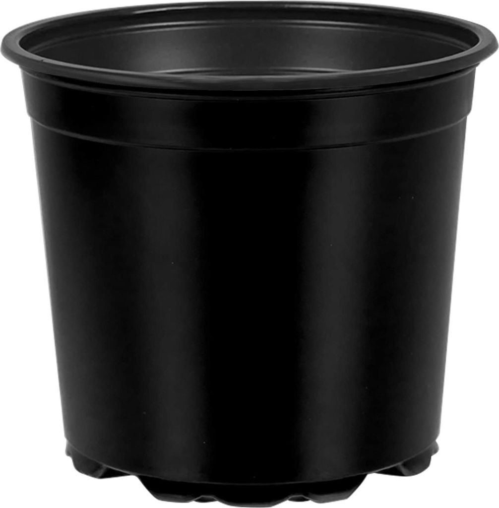 Blumentopf 50 pcs Schwarz Ø 15 x 13 cm Kunststoff
