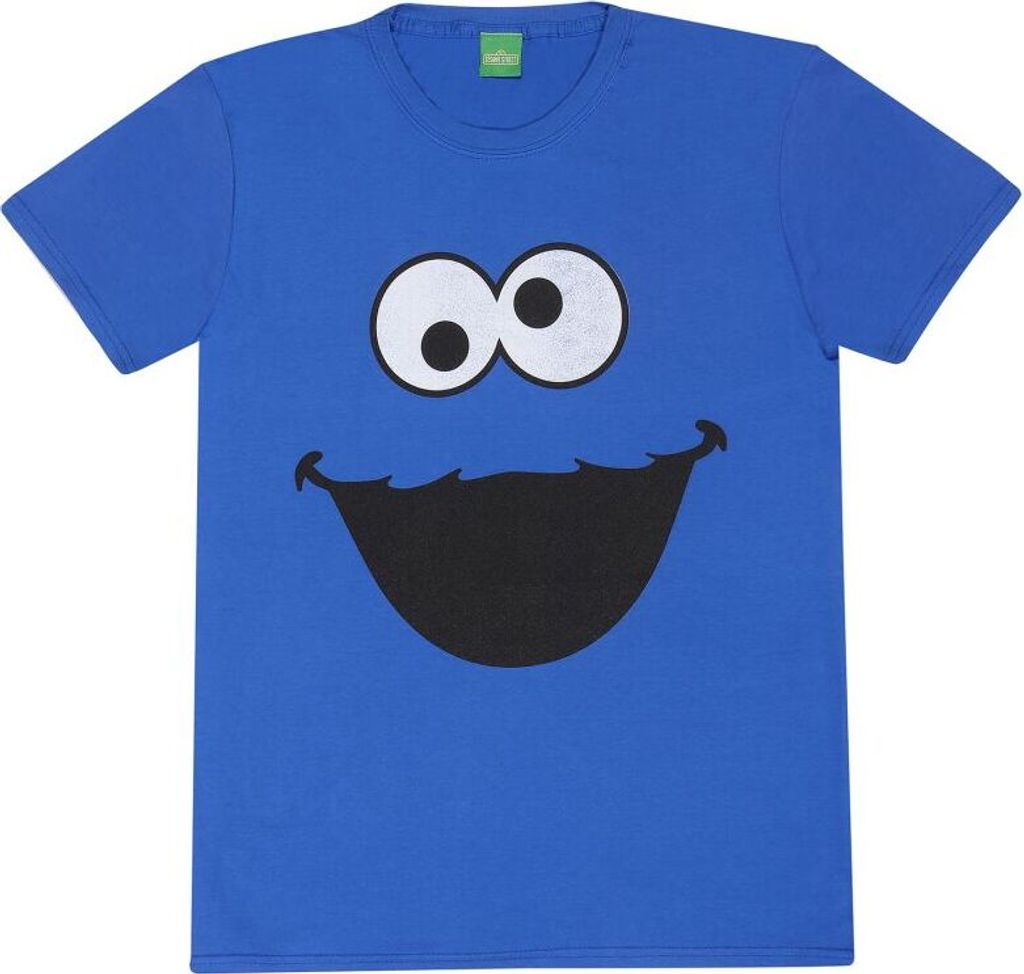Sesamstraße - Cookie Monster Face - T-Shirt