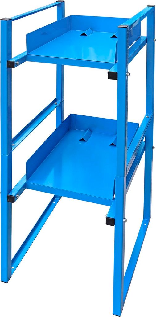 Fassregal für 30-60 Liter Fässer Duo | HxBxT 120x47x65cm | Lichtblau