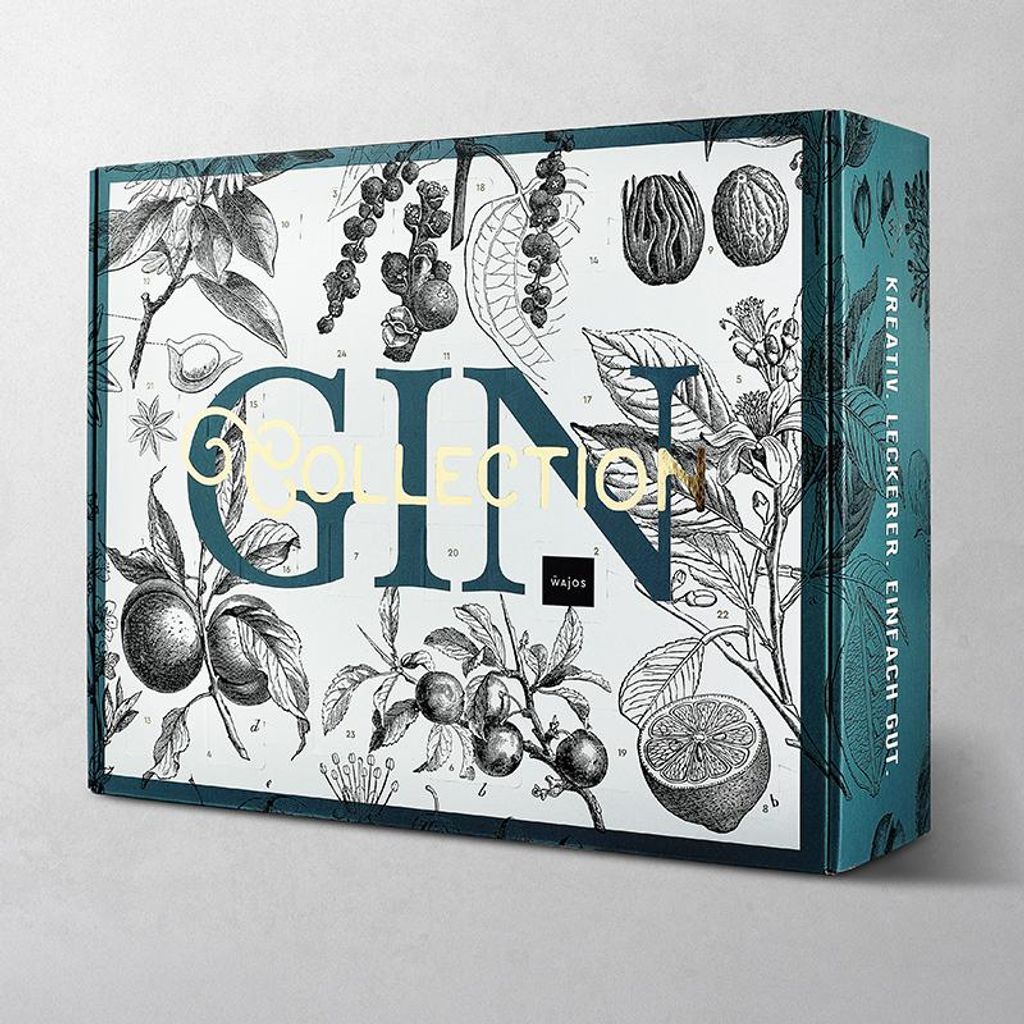 Wajos Gin Collection Adventskalender 2026 mit 24 x 0,04 l Produktbild 