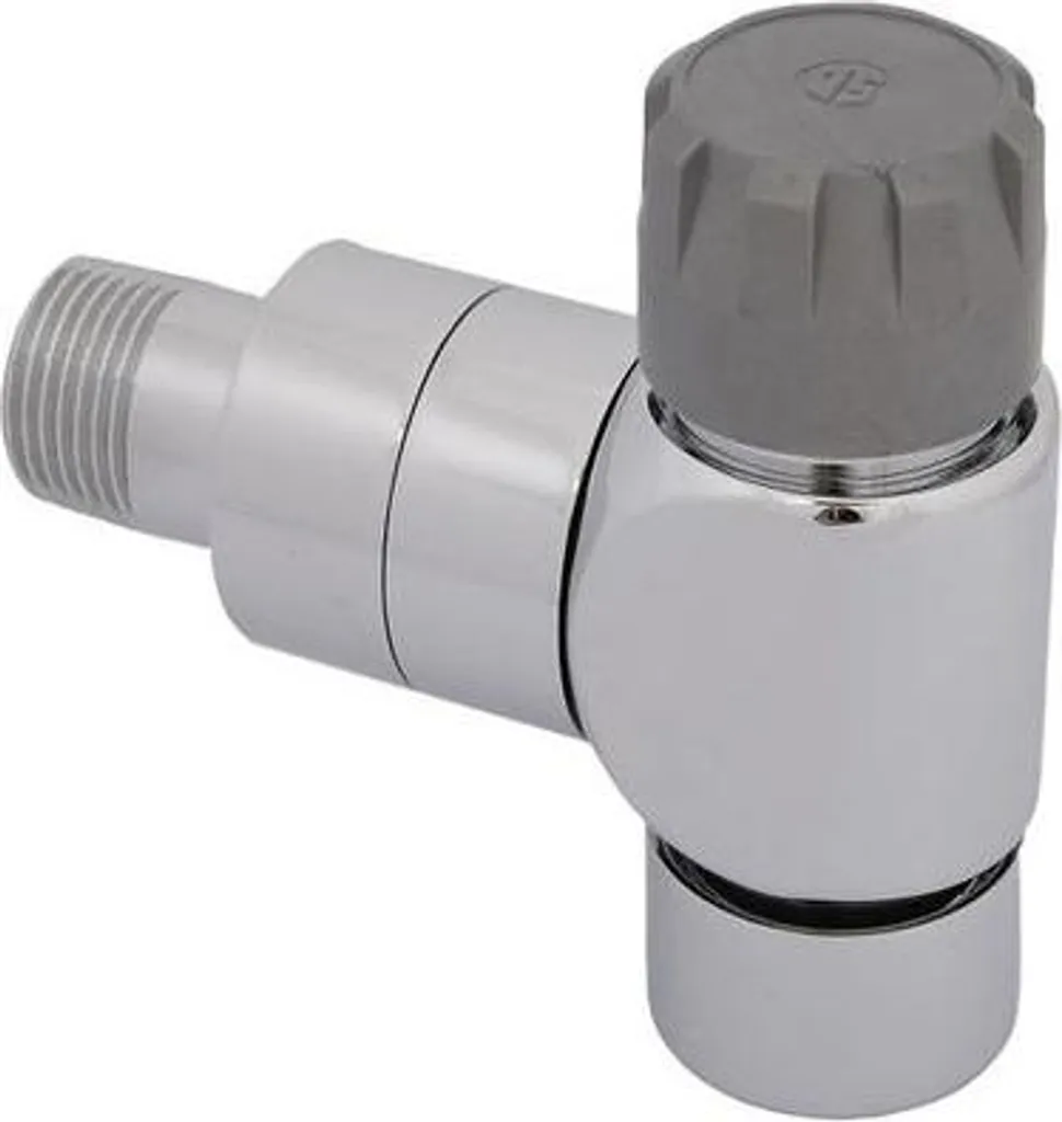 Js Thermostatventil Eckform Dn15,1/2",Reinweiss