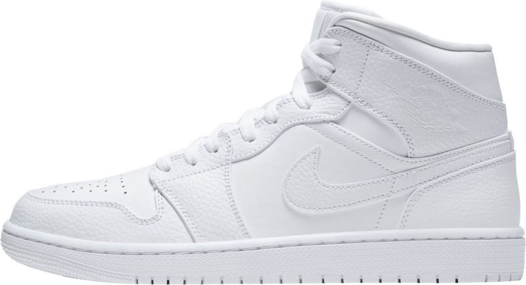 Nike AIR JORDAN 1 MID SHOE WHITE/WHITE-WHITE WHITE/WHITE-WHITE 41