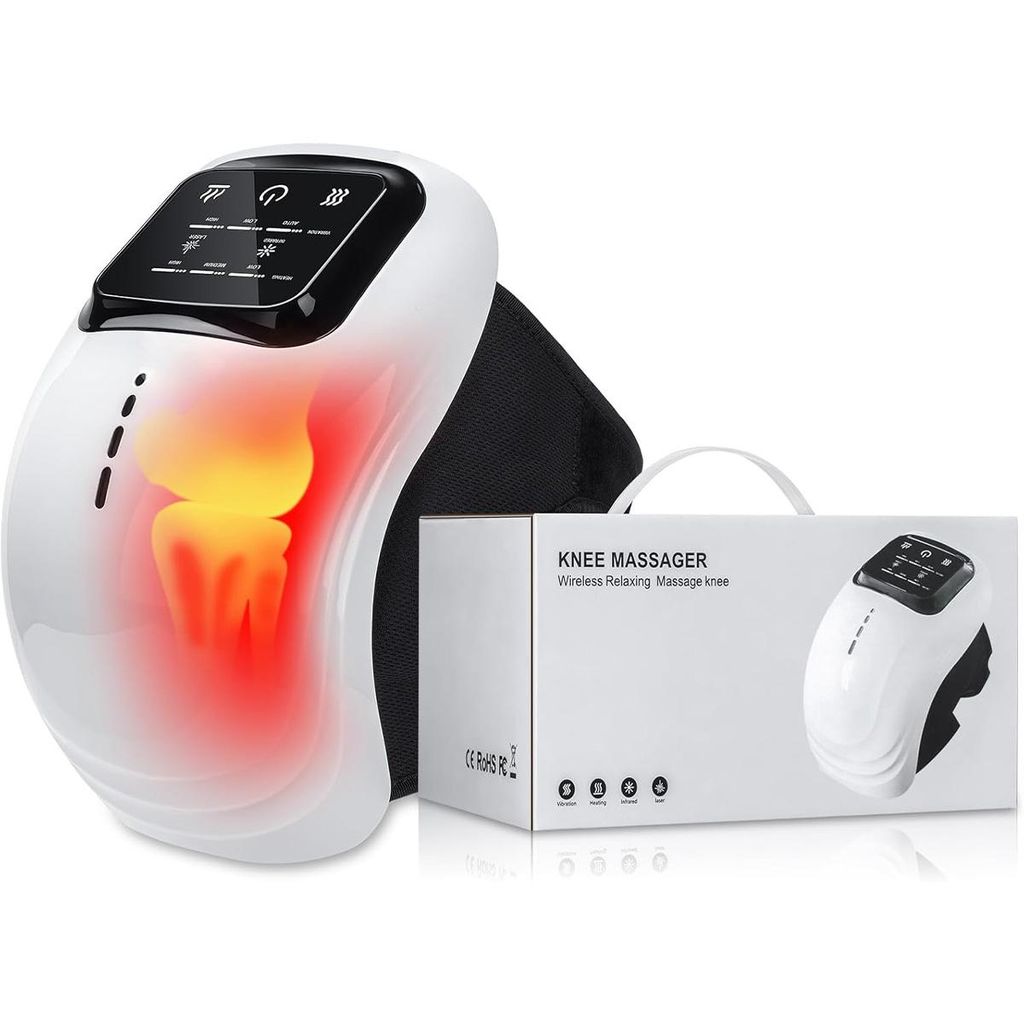 Knie-Massagegerät mit Infrarotwärme, Luftdruck & Vibration | Für Arthritis, Meniskus, Bänderverletzungen & Muskelschmerzen