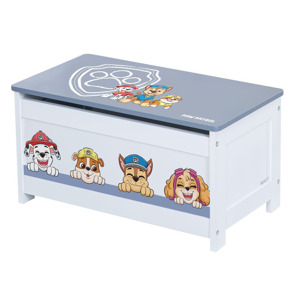 roba Spielzeugtruhe Paw Patrol für Kinder aus Holz - Produktbild 
