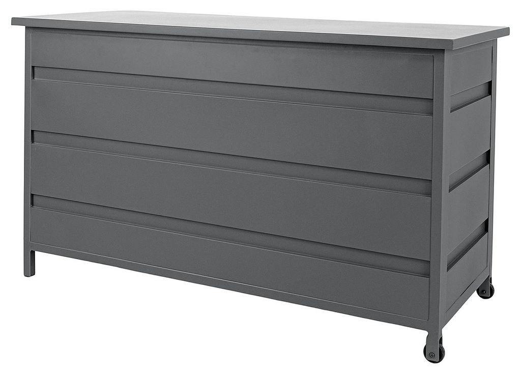 home24 Kissenaufbewahrungsbox - Aluminium