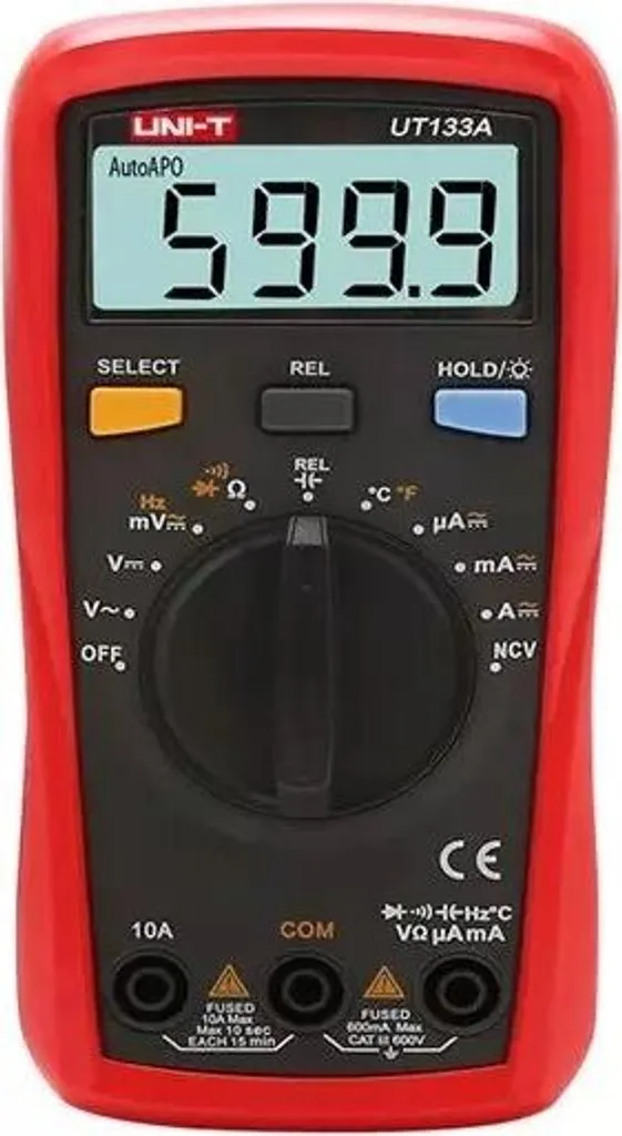Multimètre pour dépannage électrique UT133A UNI-T avec sonde thermique