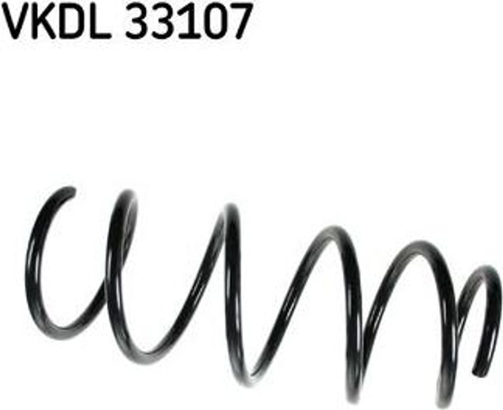 SKF VKDL 33107 Fahrwerksfeder OE 93188978 kompatibel mit Corsa D