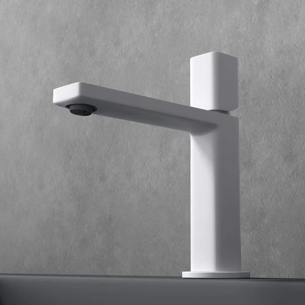Robinet Mitigeur pour Vasque Blanche 19,6 cm Installation Salle de Bain Facile - 3