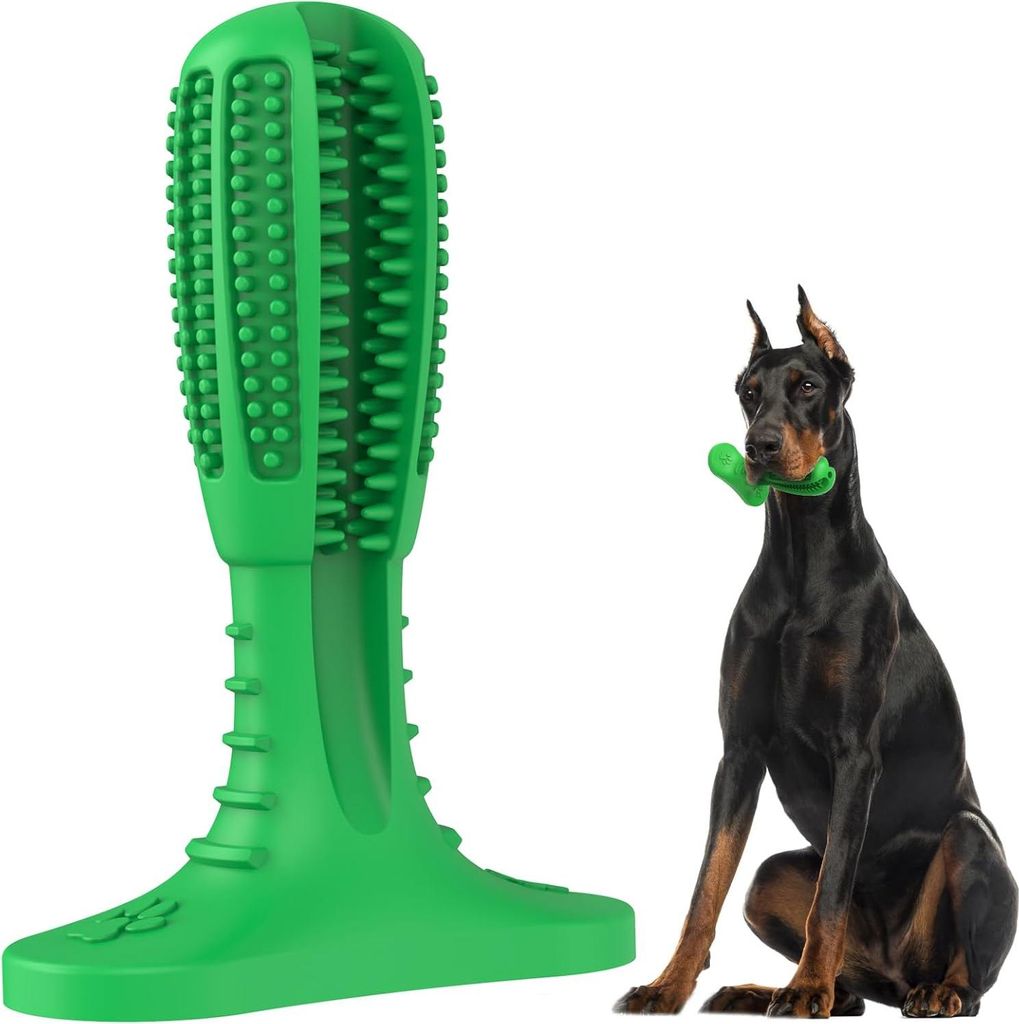 Hundespielzeug, Kauspielzeug für Hund Welpen, Zähne Reinigung Hunde Spielzeug Für Mittelgroße Hunde, Zähne Schleifstange Gummi Dog Toys (Groß)
