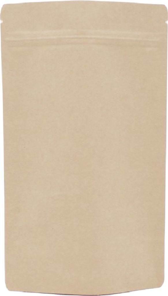 500 Doypack Bodenbeutel Standbodenbeutel aus Kraftpapier braun 250x340+130mm