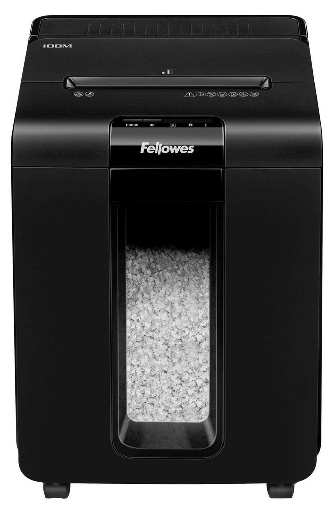 FELLOWES 4629201 AutoMax 100M Aktenvernichter Partikelschnitt-Zerkleinerung 22 cm Schwarz