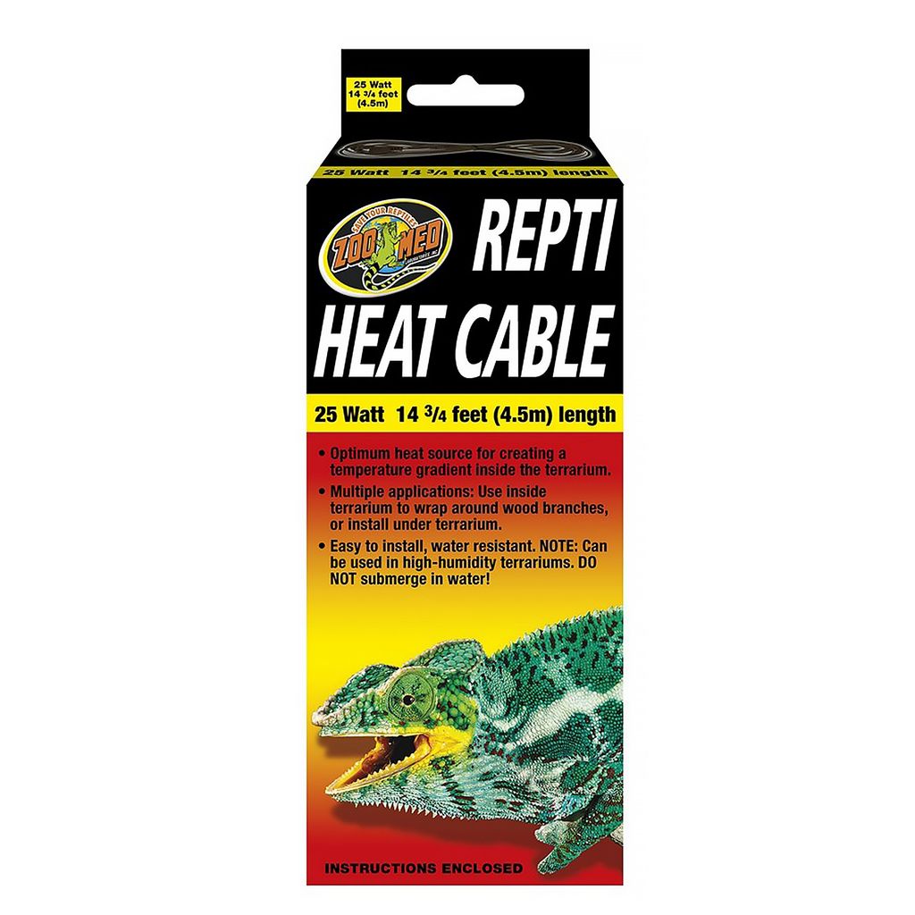 Zoomed Repti Wärmekabel 25W - Heizkabel 4.5M