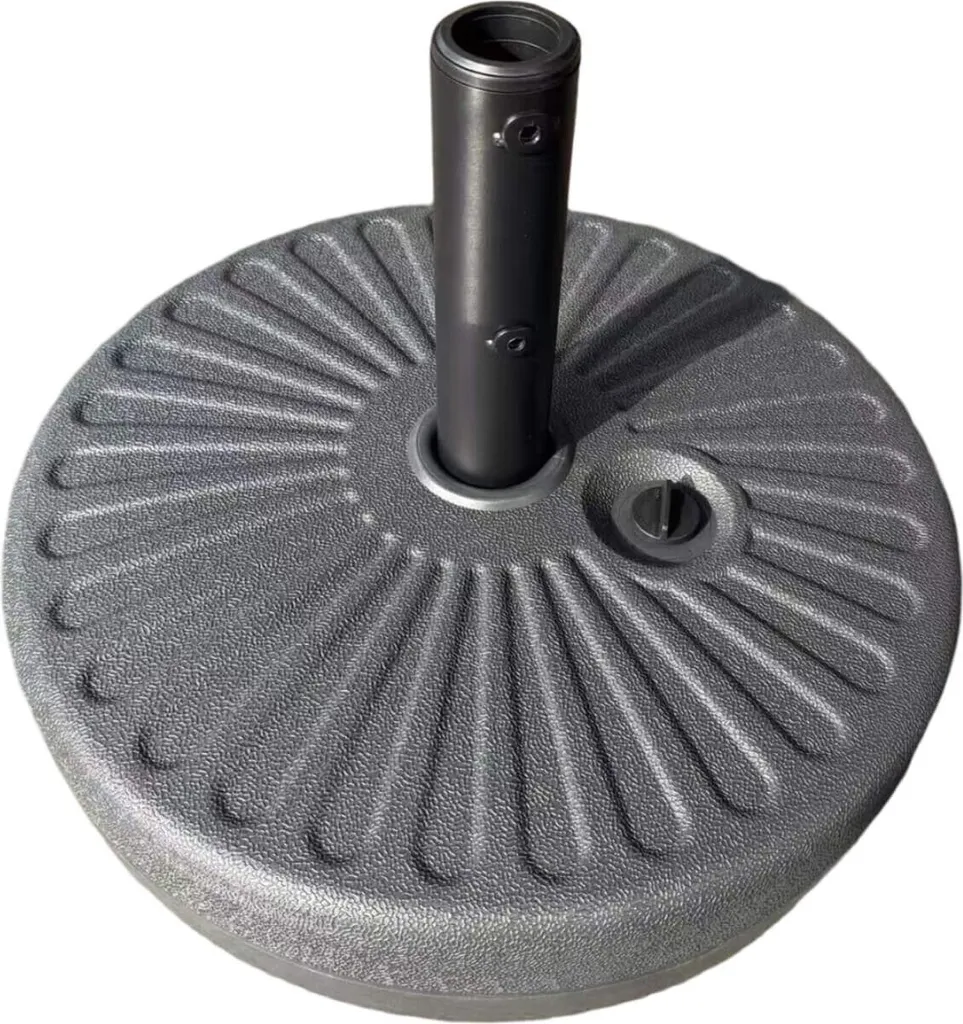 Base per Ombrellone da Giardino Rebecca Mobili | Nero HDPE Balsa