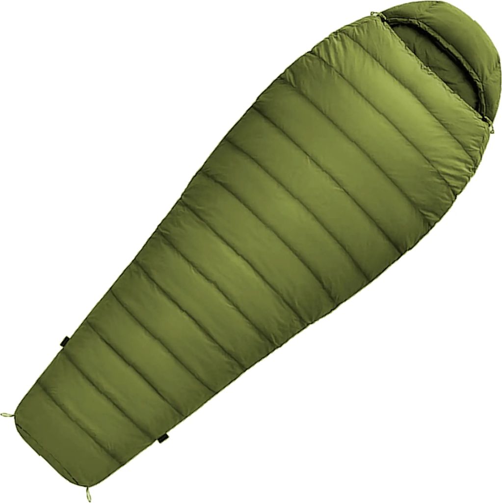 Mumienschlafsack Norskskin Ultralight Green 800 g 205 cm Produktbild 