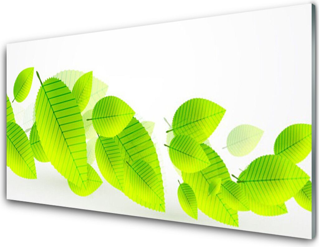 Acrylglasbilder 100x50 Wandbild Druck Blätter Pflanzen