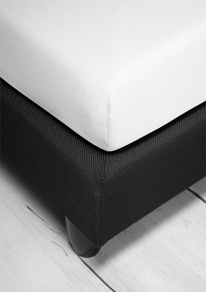 irisette Spannbettlaken MERKUR Biber BL 150x200 cm weiß Spannbetttuch Bettlaken