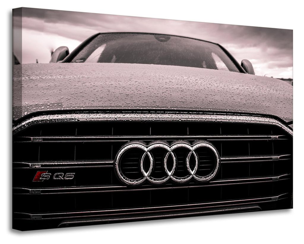 Leinwanddruck Jugend Audi Auto 90x60