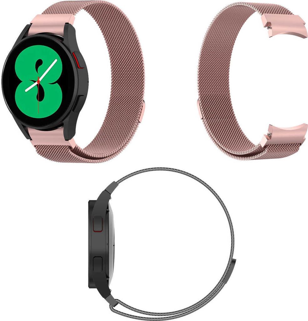 Für Samsung Galaxy Watch FE 6 5 4 Normal Pro Classic alle Größen Design Gewebter