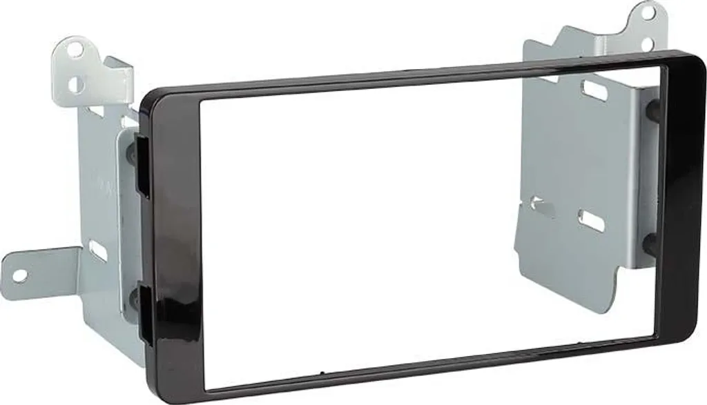 Façade Autoradio 2-DIN Mitsubishi L200 dès 2015 Noir Piano anti-rayures