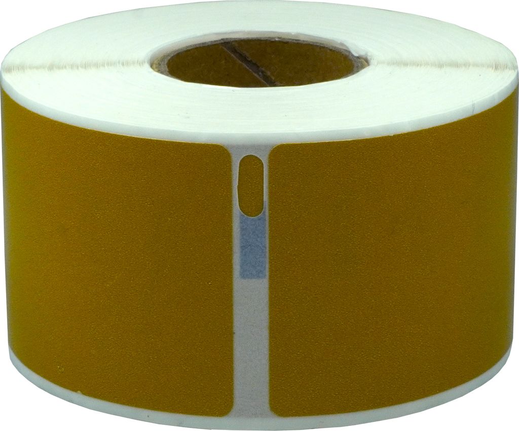DULA Etiketten - Kompatibel mit Dymo Compatible labels - Goud - 99012 - S0722400 - Adresetiketten - 1 rol - 36 x 89 mm - 260 labels per rol