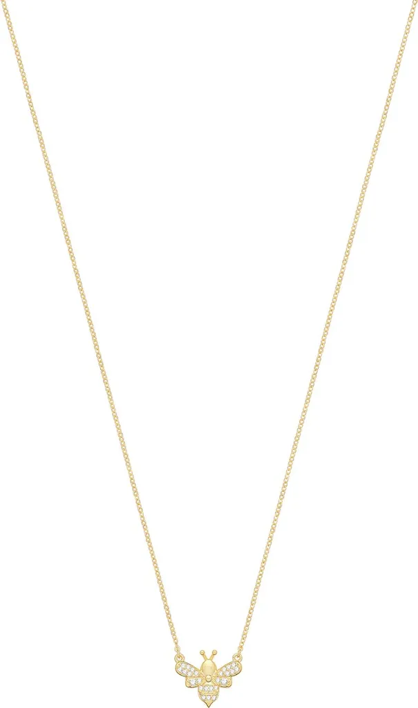 Collier court argent 925 anti-allergie avec zirconium brillant