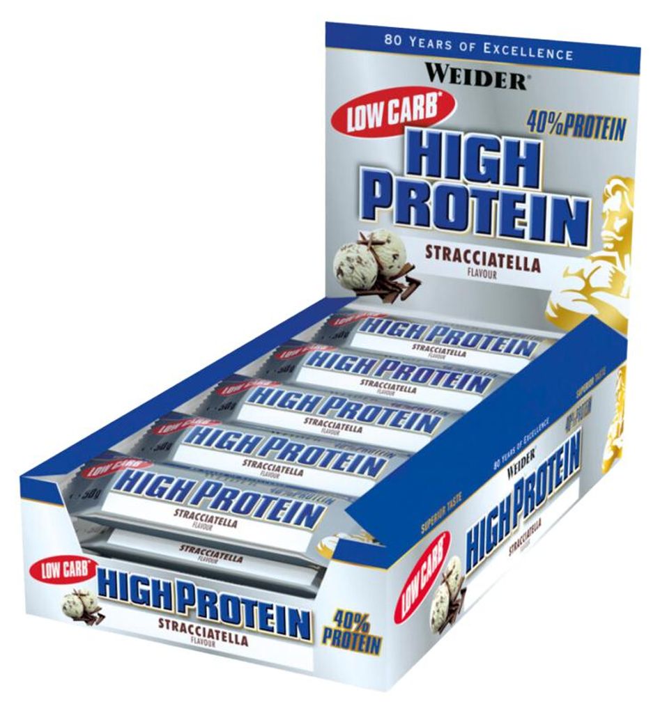 Barres low carb - Weider - 40% Protein Bar Low Carb Image du produit 