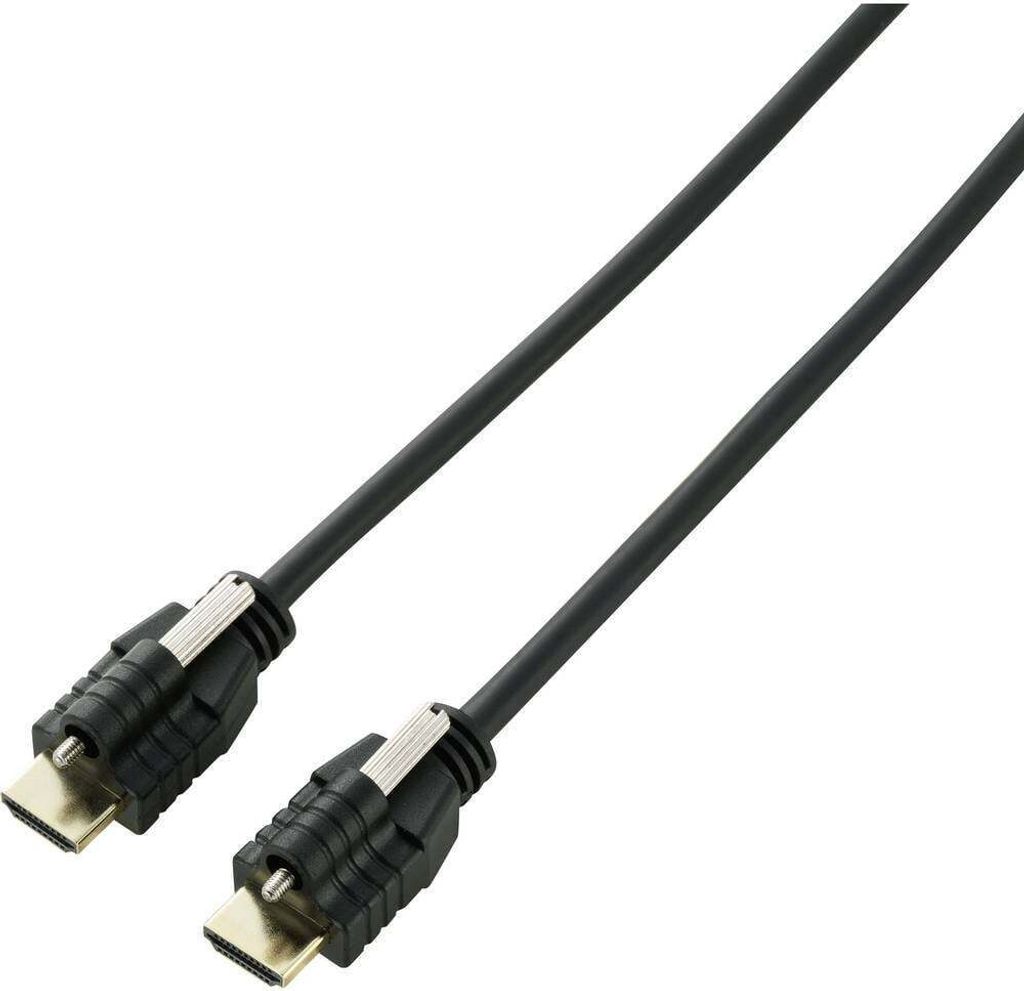 SpeaKa Professional HDMI Anschlusskabel HDMI-A Stecker, HDMI-A Stecker 3.00 m Schwarz SP-9784188 4K UHD, Audio Return C
