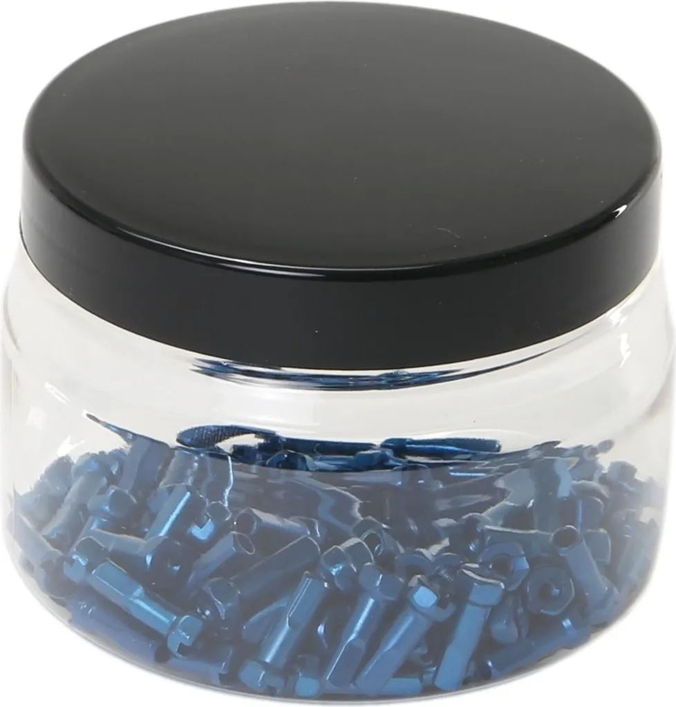 Écrous Sapim Polyax 14mm bleu pour éviter la casse de rayons de vélo