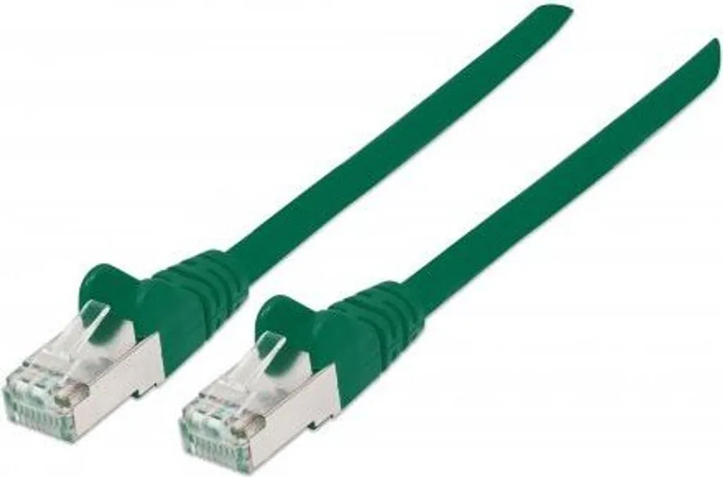 INTELLINET Patchkabel Cat6A CU S/FTP LSOH 10.0m grün