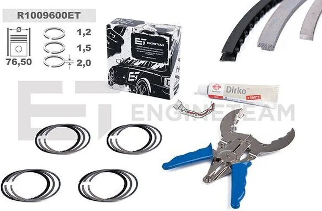 Set Fasce Elastiche ET Engineteam R1009600ET per VW Golf Polo Tiguan