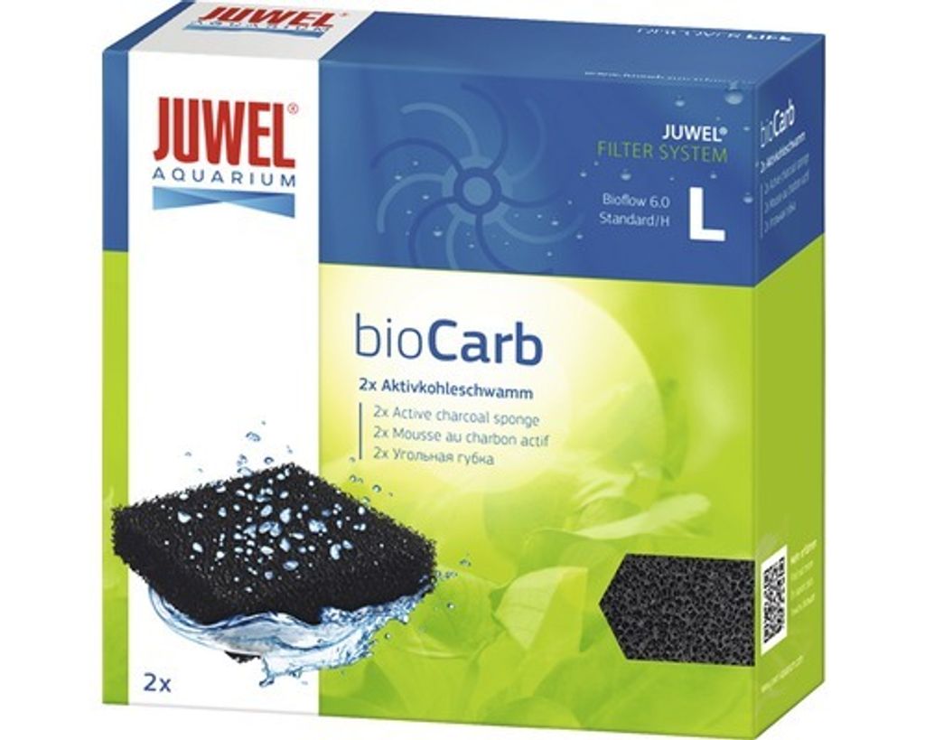 JUWEL Aquarium BioCarb, Süßwasser, Meerwasser, Rio 350 LED, Vision 260 LED, 125 mm, 125 mm, 25 mm