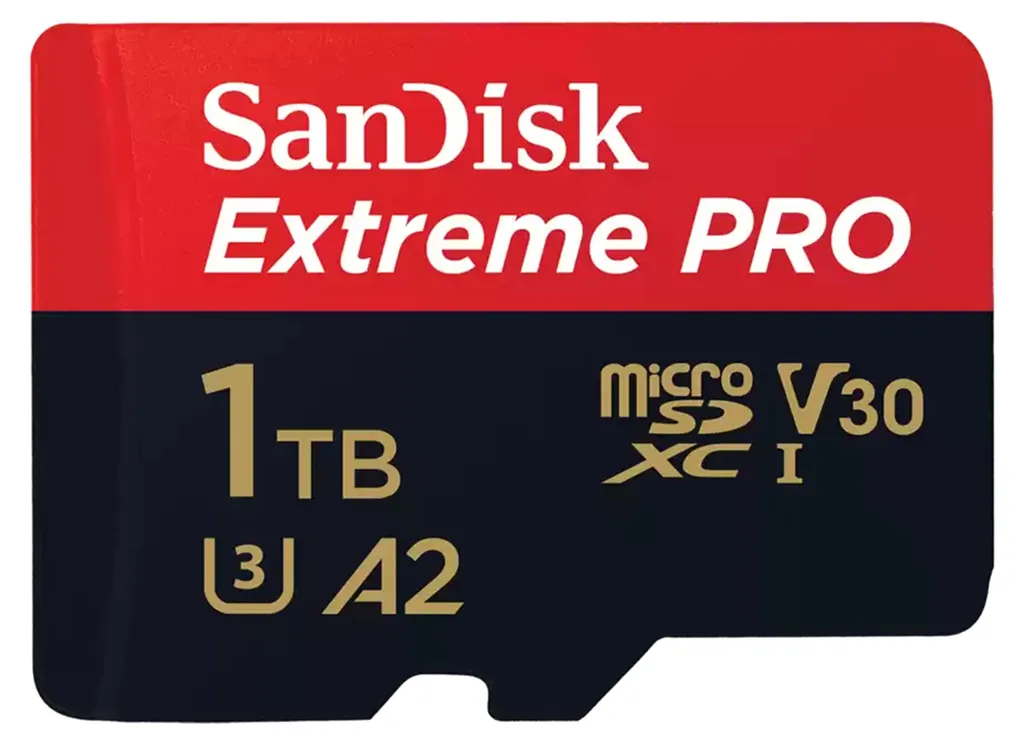 Carte MicroSD SanDisk Extreme Pro 1TB SDXC avec adaptateur performant