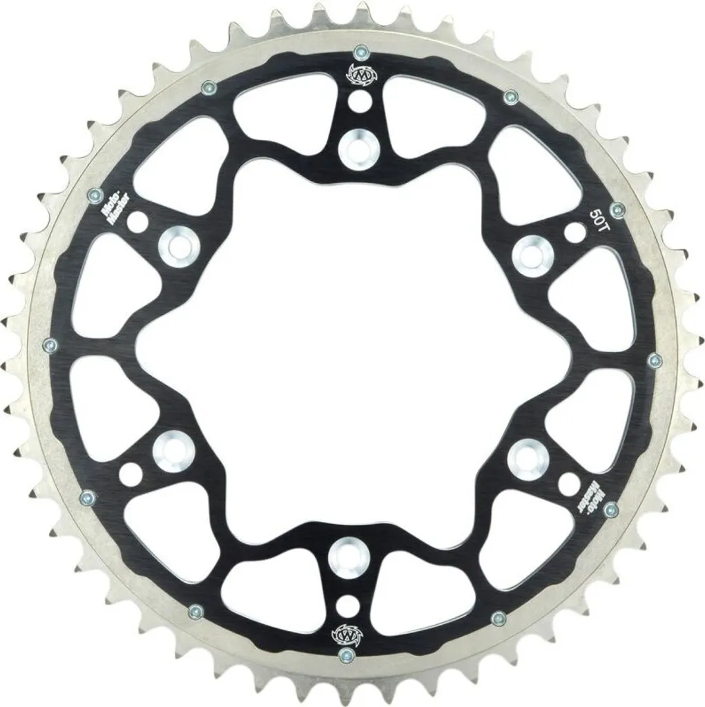 Couronne en Acier Moto-Master 520 51T Bk 620123251 Haute Résistance