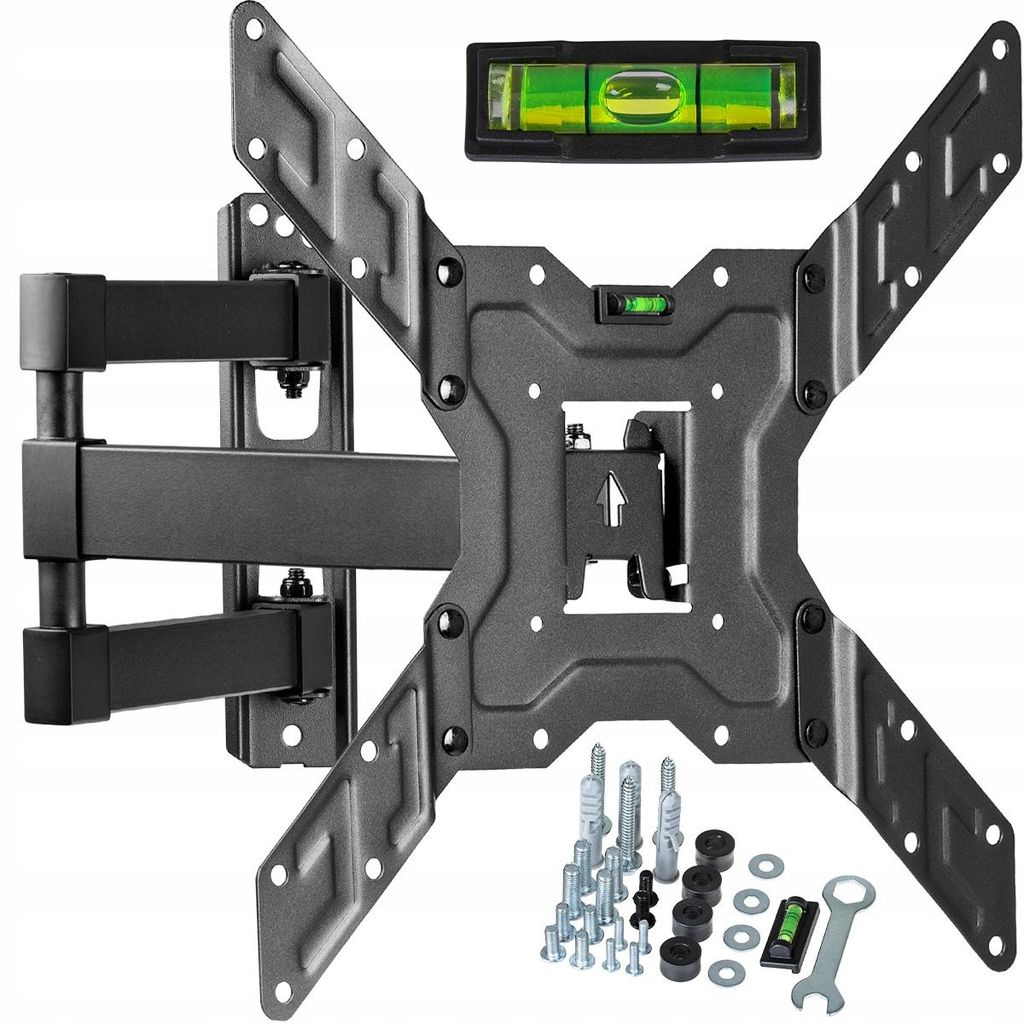 King Mount TV Wandhalterung KG-1026 | 22" - 55" | Vesa 100x100 - 400x400 | 35 kg | Schwarz