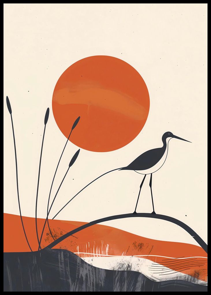 Plakat 59,4x84,1cm Wärme der Sonnenuntergänge