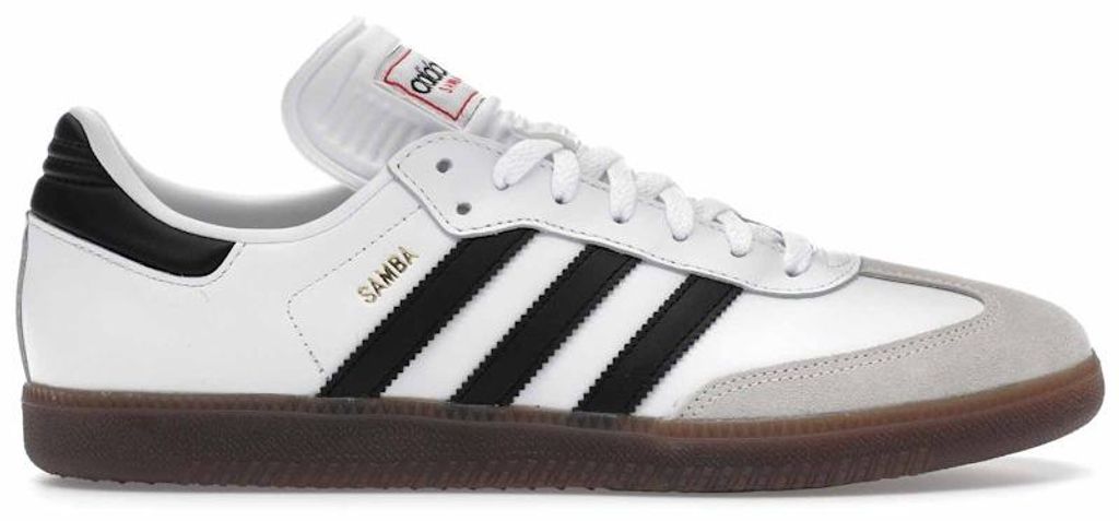 adidas Samba Indoor Cloud White Core Black Vivid Red - EU Produktbild 