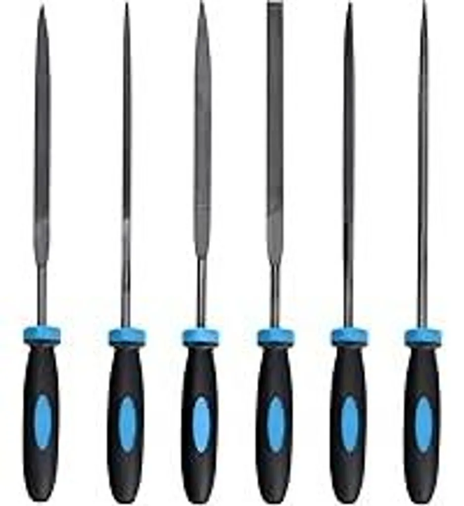 Set 6 Lime Professionali Acooruiteng per Metallo e Modellismo DIY