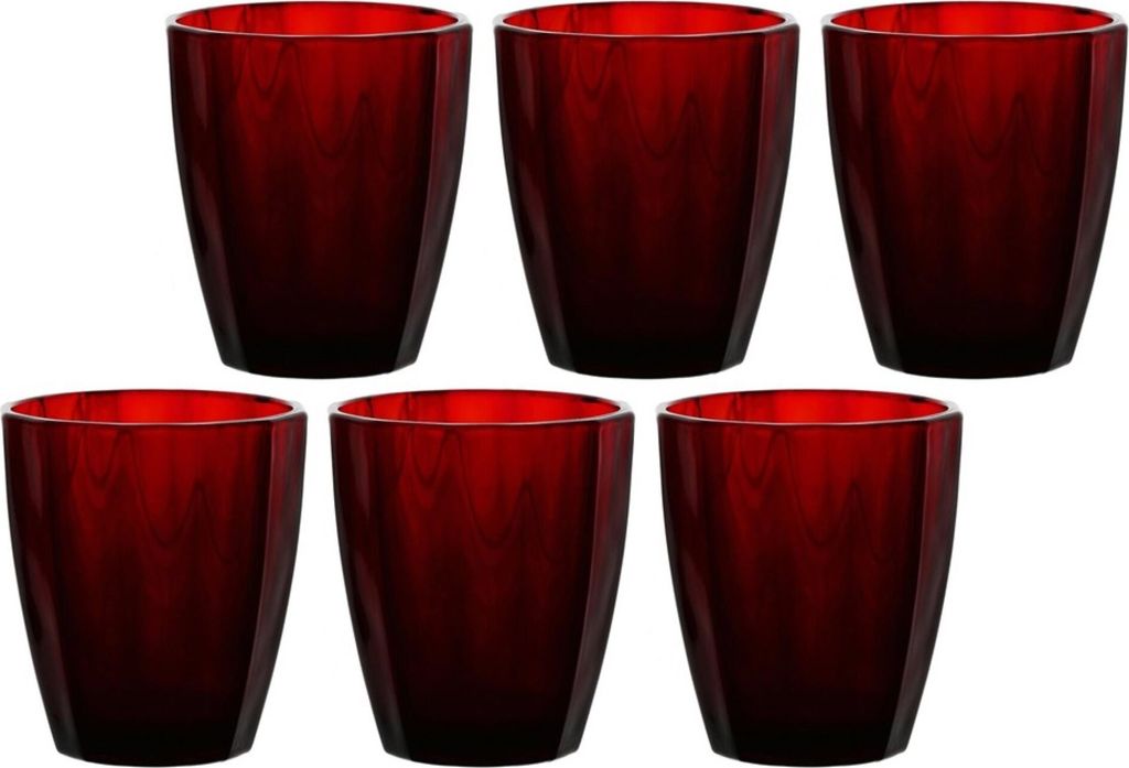 Rose&Tulipani 6er Set Gläser 320 ml rot R116500011Z Produktbild 