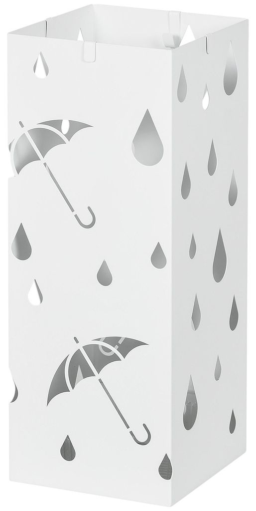HOMCOM Regenschirmständer Schirmständer mit 4 Haken, Produktbild 