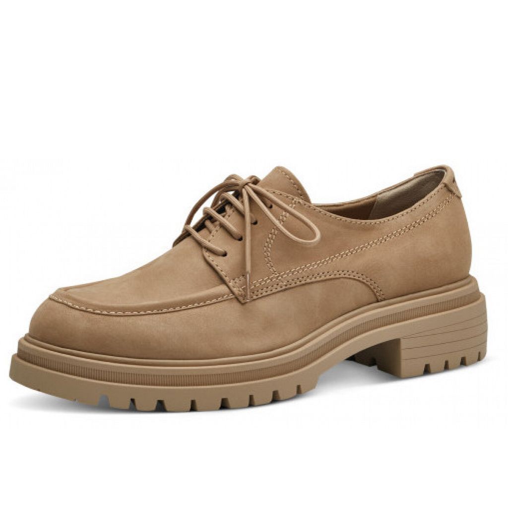 Tamaris schnürer Sneaker in Beige, Größe 41 Produktbild 