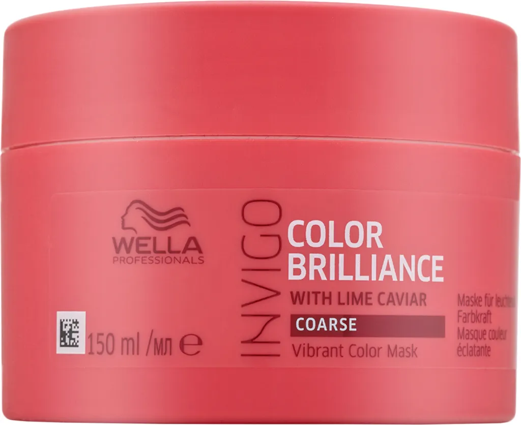 Masque de soin pour cheveux colorés épais Wella Invigo Brilliance